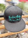 画像5: FUCKIN' MELLOW CLOTHING x PICTURE MOUSE / スナップバックキャップ ブラック/グリーン (5)