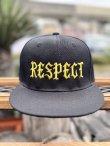 画像3: FUCKIN' MELLOW / RESPECT Artwork by WACKY  スナップバックキャップ ブラック/ゴールド (3)