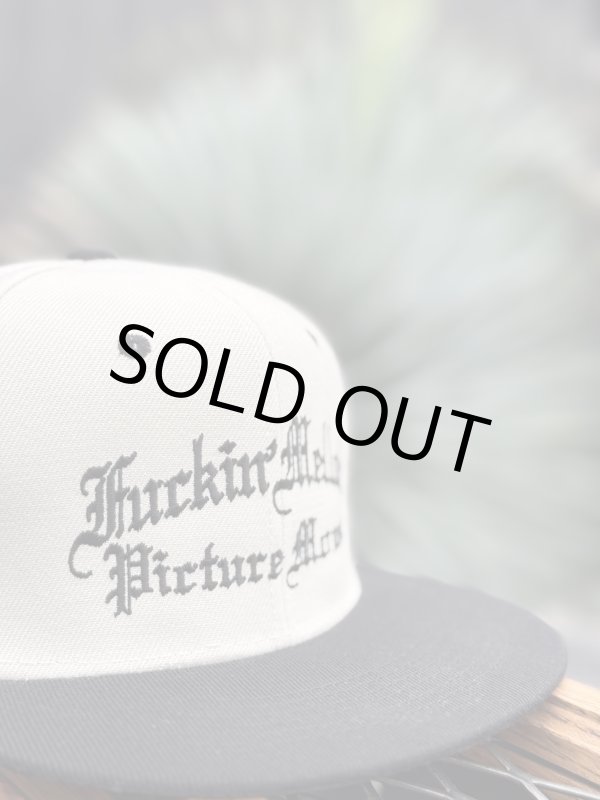 画像4: FUCKIN' MELLOW CLOTHING x PICTURE MOUSE / スナップバックキャップ カーキ/ブラック (4)