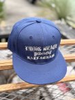 画像5: FUCKIN' MELLOW CLOTHING / Long Beach Posse スナップバックキャップ ネイビー/グレー (5)