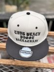 画像2: ラスト1枚で終了 FUCKIN' MELLOW CLOTHING / Long Beach Posse スナップバックキャップ カーキ/ブラック (2)