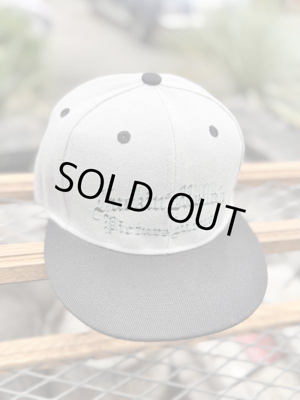 画像5: FUCKIN' MELLOW CLOTHING x PICTURE MOUSE / スナップバックキャップ グレー/グリーン (5)