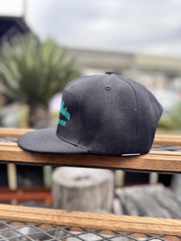 画像6: FUCKIN' MELLOW CLOTHING x PICTURE MOUSE / スナップバックキャップ ブラック/グリーン (6)