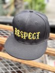 画像5: FUCKIN' MELLOW / RESPECT Artwork by WACKY  スナップバックキャップ ブラック/ゴールド (5)