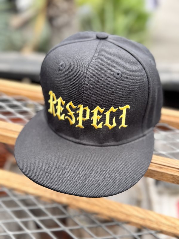 画像5: FUCKIN' MELLOW / RESPECT Artwork by WACKY  スナップバックキャップ ブラック/ゴールド (5)