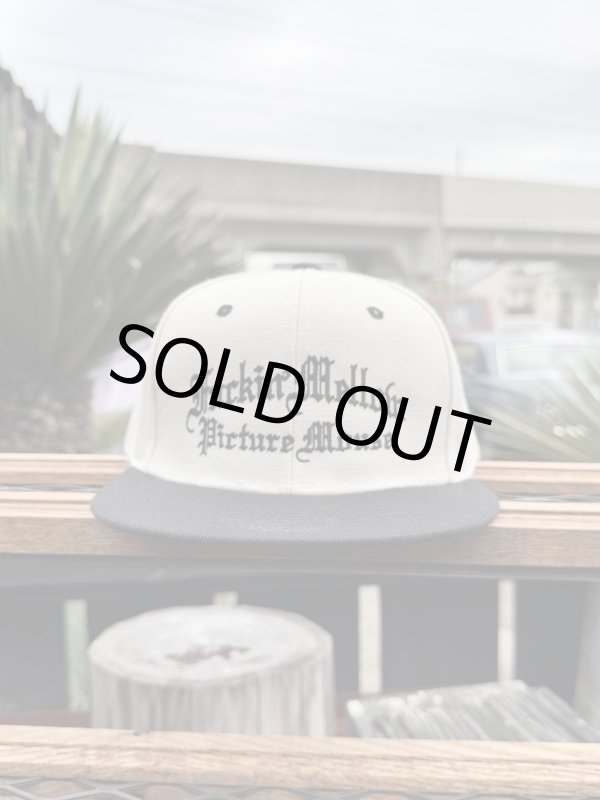 画像3: FUCKIN' MELLOW CLOTHING x PICTURE MOUSE / スナップバックキャップ カーキ/ブラック (3)