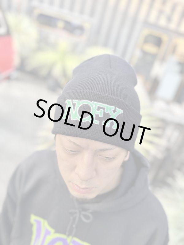 画像1: 送料無料 ラスト2枚でSOLDOUT NOFX / Lime ロゴ ニットキャップ (1)
