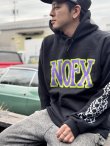 画像4: 送料無料 NOFX / Logo Green/Purple プルオーバーパーカー  (4)