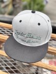 画像1: FUCKIN' MELLOW CLOTHING x PICTURE MOUSE / スナップバックキャップ グレー/グリーン (1)