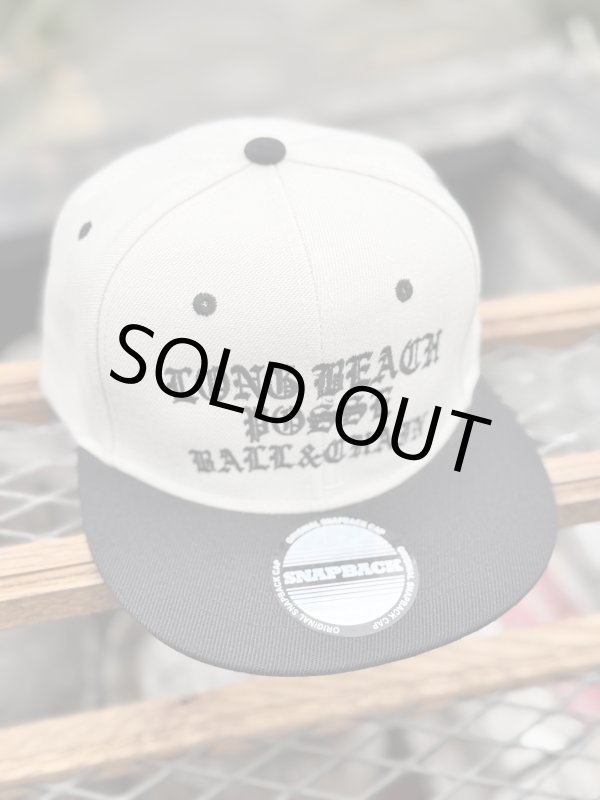 画像1: ラスト1枚で終了 FUCKIN' MELLOW CLOTHING / Long Beach Posse スナップバックキャップ カーキ/ブラック (1)