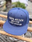 画像1: FUCKIN' MELLOW CLOTHING / Long Beach Posse スナップバックキャップ ネイビー/グレー (1)