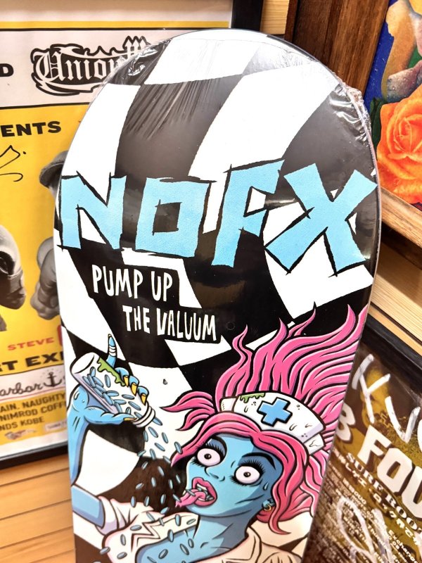 画像3: 送料無料 ラスト1枚でSOLDOUT NOFX / Pump Up The Valuum 25th Anniv スケートボードデッキ (3)