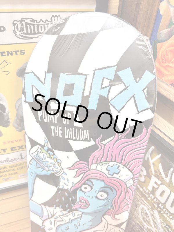 画像3: 送料無料 ラスト1枚でSOLDOUT NOFX / Pump Up The Valuum 25th Anniv スケートボードデッキ (3)