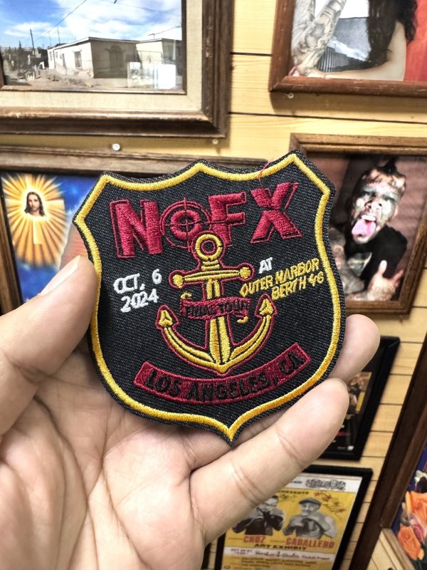 画像2: 限定5枚のみの入荷 NOFX / Oct. 6th 刺繍パッチ (2)