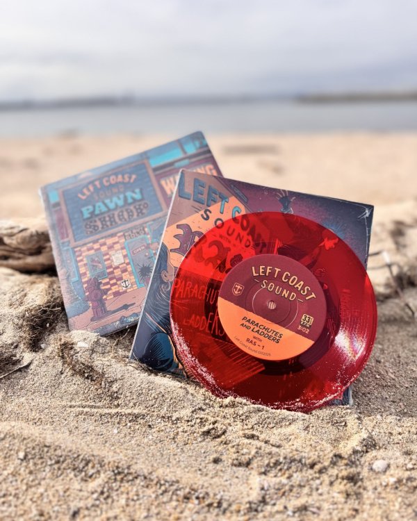 画像4: 激レア 数量限定 カラー盤 7インチ レコード LEFT COAST SOUND / 7" RED VINYL (RAS-1/Wailing Souls/Milton J) (4)