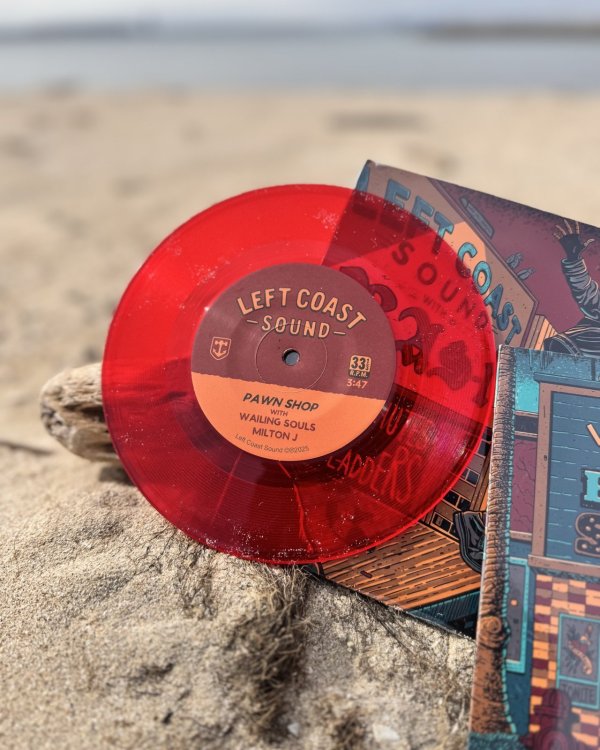 画像5: 激レア 数量限定 カラー盤 7インチ レコード LEFT COAST SOUND / 7" RED VINYL (RAS-1/Wailing Souls/Milton J) (5)