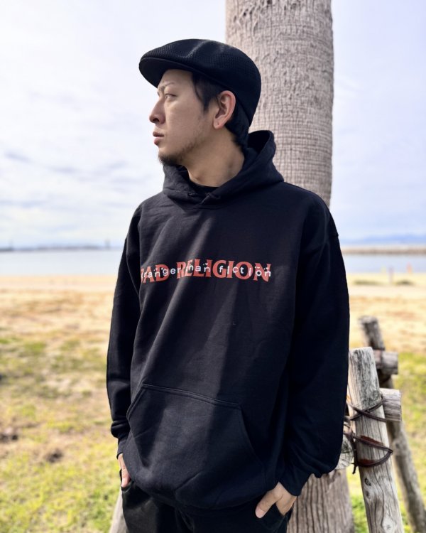 画像5: 送料無料 BAD RELIGION / Stranger Than Fiction プルオーバーパーカー BLACK (5)
