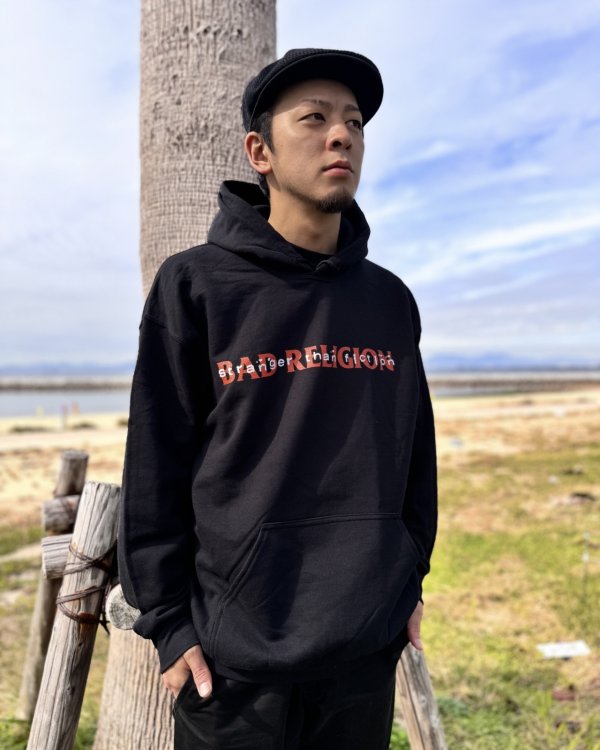 画像4: 送料無料 BAD RELIGION / Stranger Than Fiction プルオーバーパーカー BLACK (4)