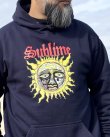 画像3: 送料無料 2XLラスト1枚で終了 SUBLIME / 40oz SUN プルオーバーパーカー NAVY (3)