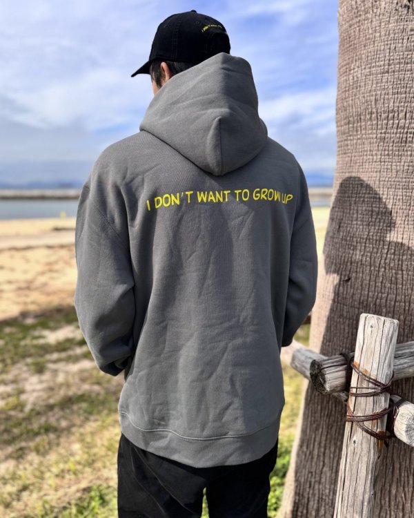 画像8: 送料無料 DESCENDENTS / I Don’t Want To Grow Up プルオーバーパーカー SHADOW GREY (8)