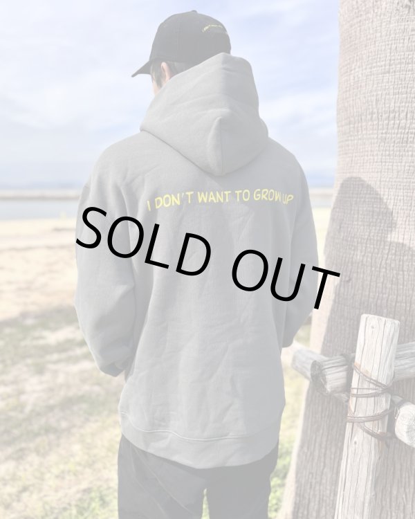 画像8: XLサイズラスト2枚で終了 送料無料 DESCENDENTS / I Don’t Want To Grow Up プルオーバーパーカー SHADOW GREY (8)