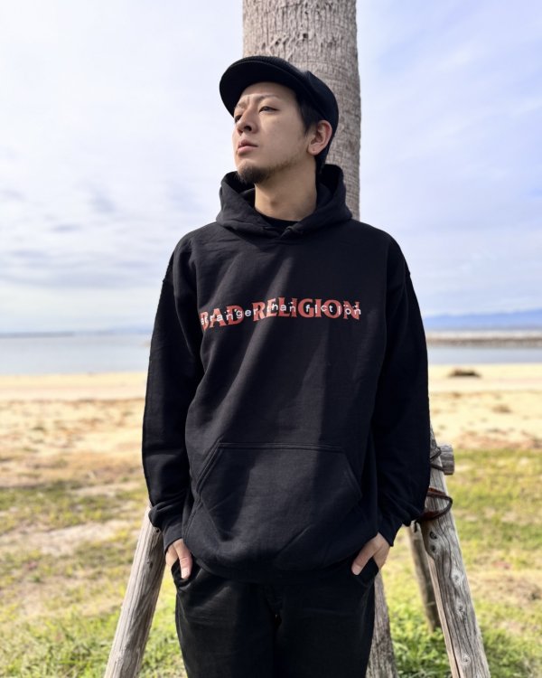 画像3: 送料無料 BAD RELIGION / Stranger Than Fiction プルオーバーパーカー BLACK (3)