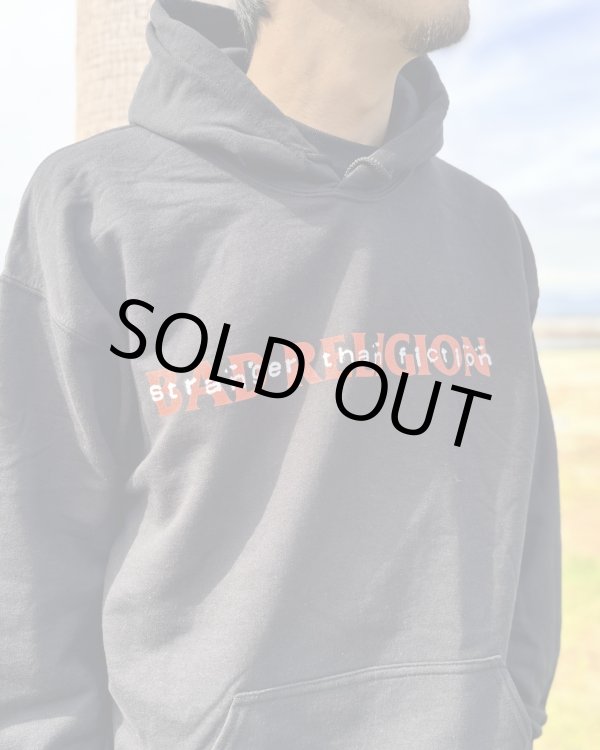 画像1: Mサイズラスト1枚で終了 送料無料 BAD RELIGION / Stranger Than Fiction プルオーバーパーカー BLACK (1)