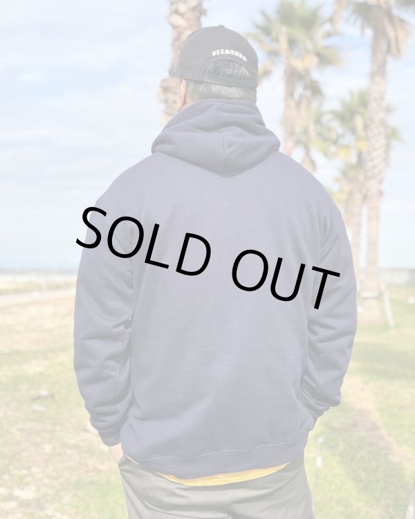 画像8: 送料無料 2XLラスト1枚で終了 SUBLIME / 40oz SUN プルオーバーパーカー NAVY (8)