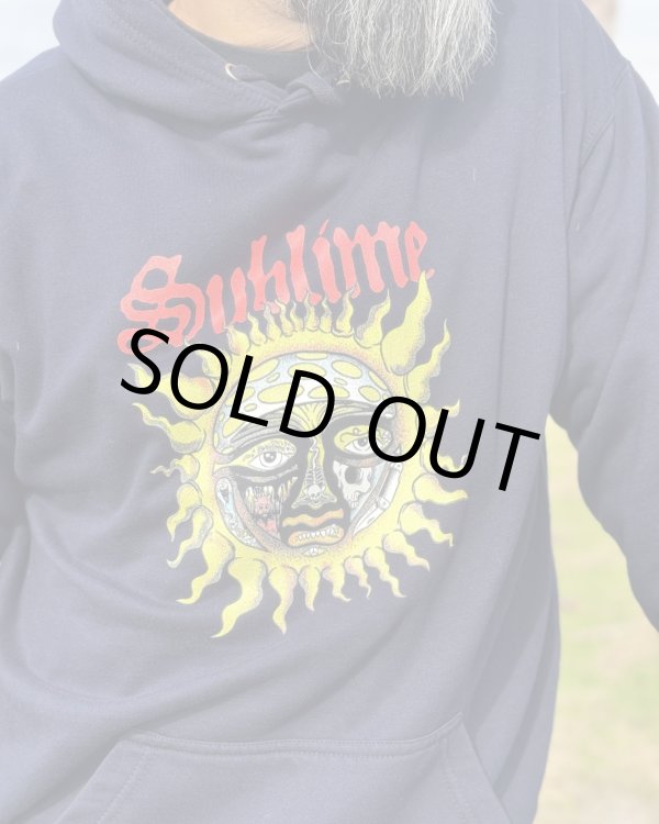 画像6: 送料無料 2XLラスト1枚で終了 SUBLIME / 40oz SUN プルオーバーパーカー NAVY (6)