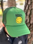 画像5: NIRVANA / Logo & Happy Face メッシュキャップ GREEN (5)
