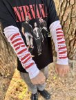 画像5: 送料無料 NIRVANA / In Utero Band Photo 長袖Tシャツ BLACK/WHITE (5)