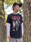 画像1: 送料無料 NIRVANA / In Utero Band Photo 長袖Tシャツ BLACK/WHITE (1)