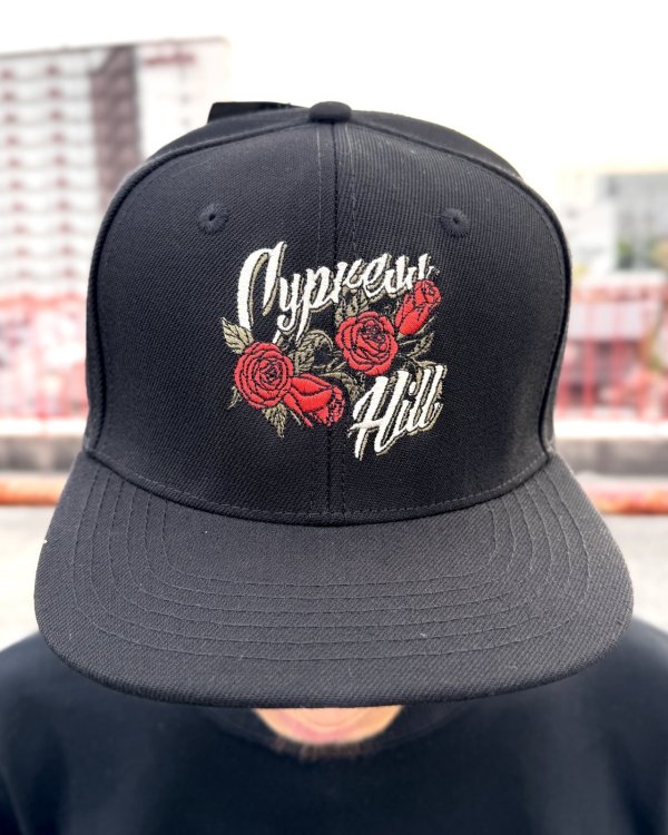 画像1: CYPRESS HILL / Roses Logo スナップバックキャップ BLACK (1)