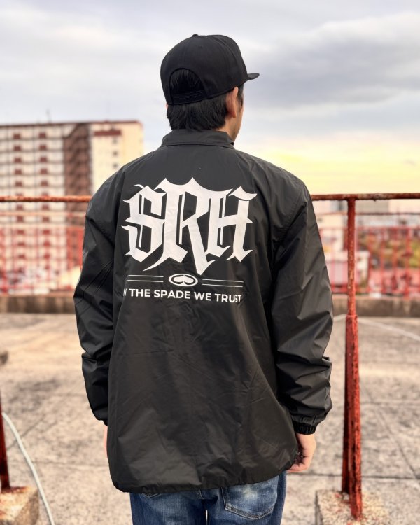 画像4: 送料無料 SRH / ITSWT コーチジャケット BLACK (4)