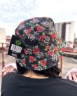 画像5: CYPRESS HILL / Skull & Roses Pattern バケットハット BLACK (5)