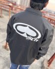画像3: 送料無料 SRH / NEW SPADE LOGO コーチジャケット BLACK (3)