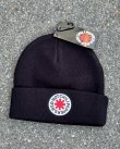 画像1: RED HOT CHILI PEPPERS / Classic Asterisk ニットキャップ BLACK (1)