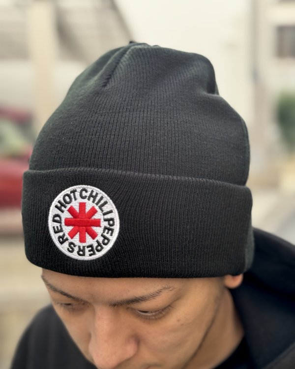画像5: RED HOT CHILI PEPPERS / Classic Asterisk ニットキャップ BLACK (5)