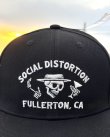 画像3: SOCIAL DISTORTION / Fullerton Skelly スナップバックキャップ BLACK (3)