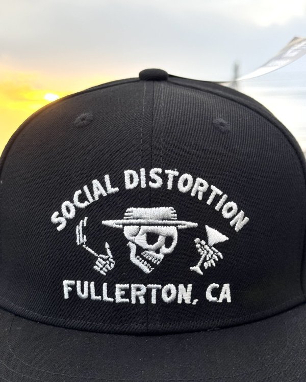 画像3: SOCIAL DISTORTION / Fullerton Skelly スナップバックキャップ BLACK (3)