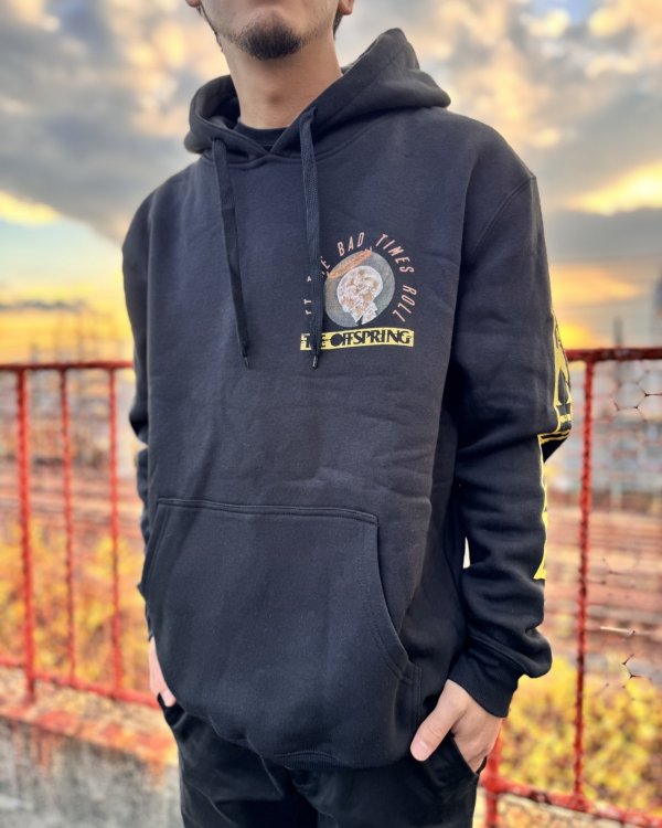 画像4: 送料無料 THE OFFSPRING / Bad Times プルオーバーパーカー BLACK (4)