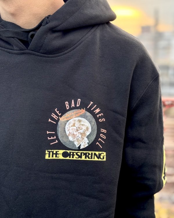 画像5: 送料無料 THE OFFSPRING / Bad Times プルオーバーパーカー BLACK (5)