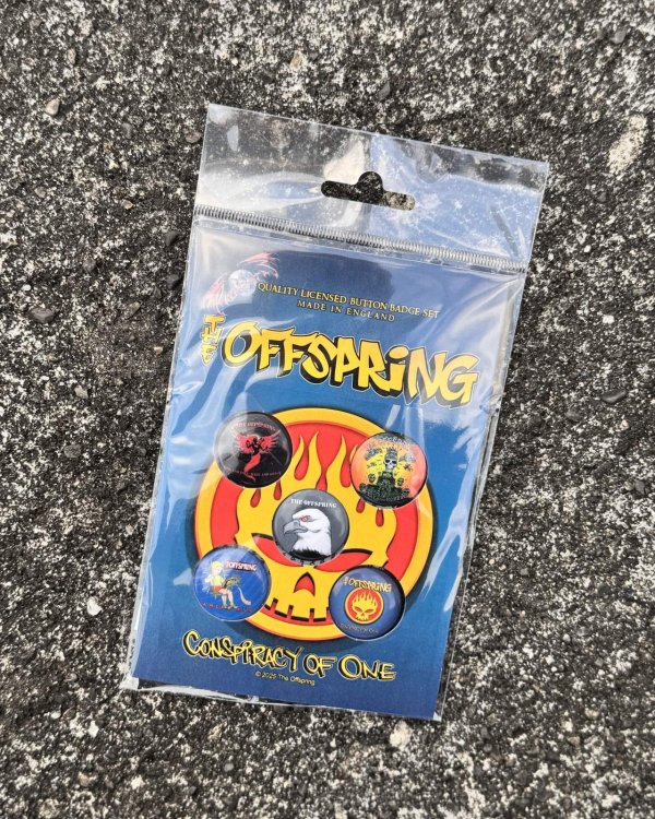 画像1: THE OFFSPRING / "CONSPIRACY OF ONE" BUTTON バッジセット 5個入り (1)