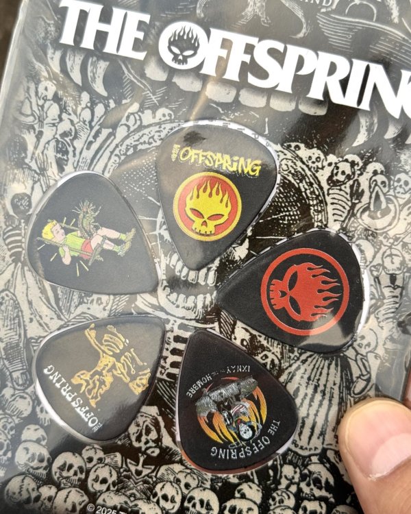 画像2: THE OFFSPRING / "Ixnay The Hombre" ピックセット 5個入り (2)