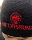 画像2: THE OFFSPRING / SKULL LOGO ニットキャップ BLACK (2)