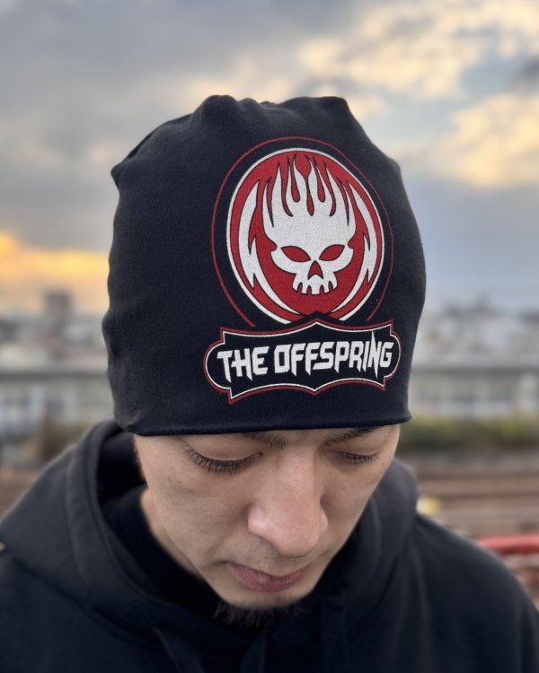 画像4: THE OFFSPRING / Skull Logo JD Print ニットキャップ BLACK (4)