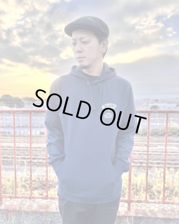 画像9: 送料無料 Lサイズラスト1枚で終了 BLINK-182 / Roger Rabbit プルオーバーパーカー NAVY (9)