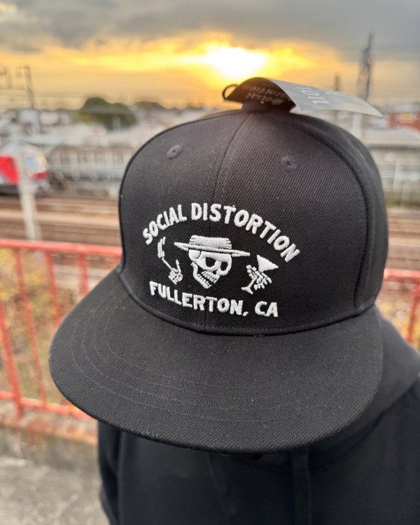 画像5: SOCIAL DISTORTION / Fullerton Skelly スナップバックキャップ BLACK (5)