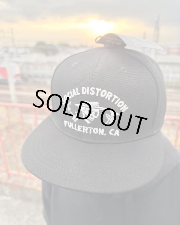 画像5: SOCIAL DISTORTION / Fullerton Skelly スナップバックキャップ BLACK (5)