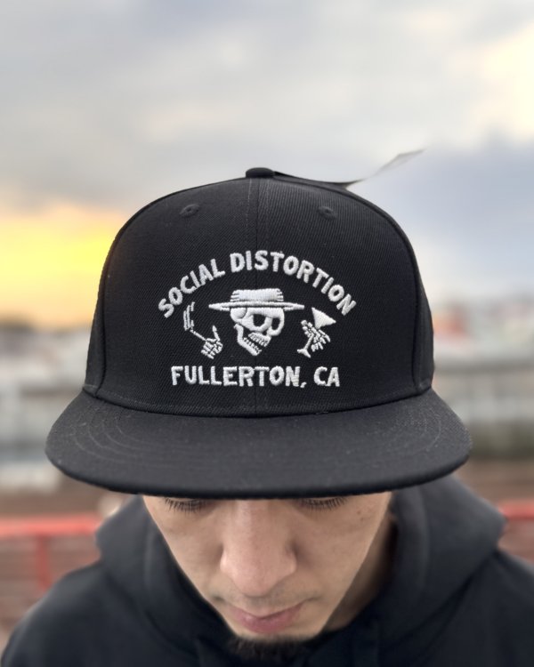 画像2: SOCIAL DISTORTION / Fullerton Skelly スナップバックキャップ BLACK (2)
